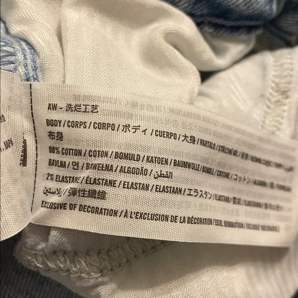 G6- Vintage Women’s 6 Hollister Light Blue Heart Patch Flare Jeans - Picture 5 of 5